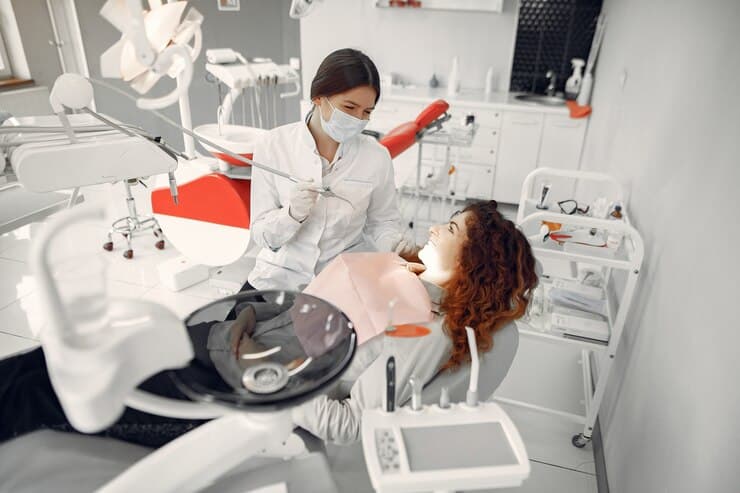 Smiling patient after treatment